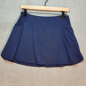 Kyodan Shorts Women Small Blue Golf Skort Pull On Pockets